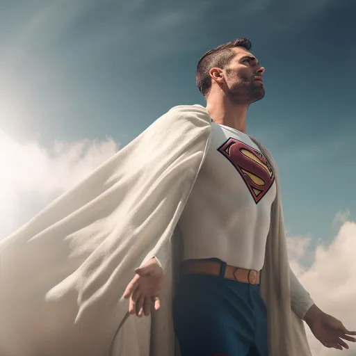 Adam as superman