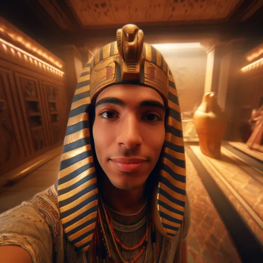 Selfie of pharoah