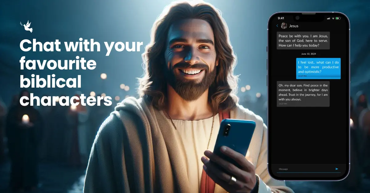 BiblePics Mobile App - Chat with Biblical Figures